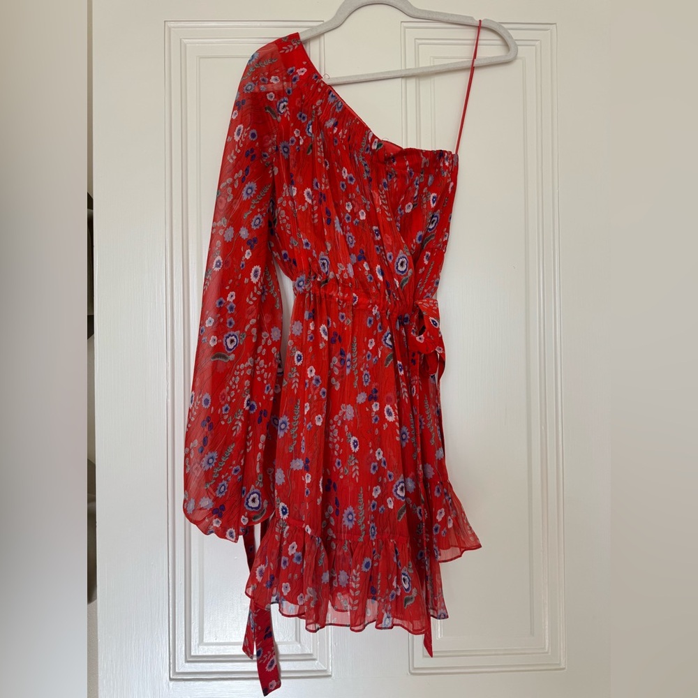 ALEXIS One Shoulder Mini Dress